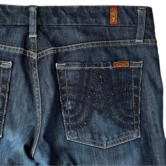 7 For All Mankind Jeans A Pocket Flare Y2K - Picture 5 of 12